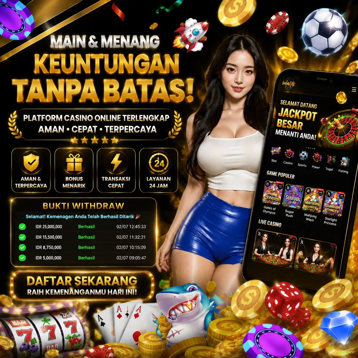 Ikon aplikasi iosbet resmi